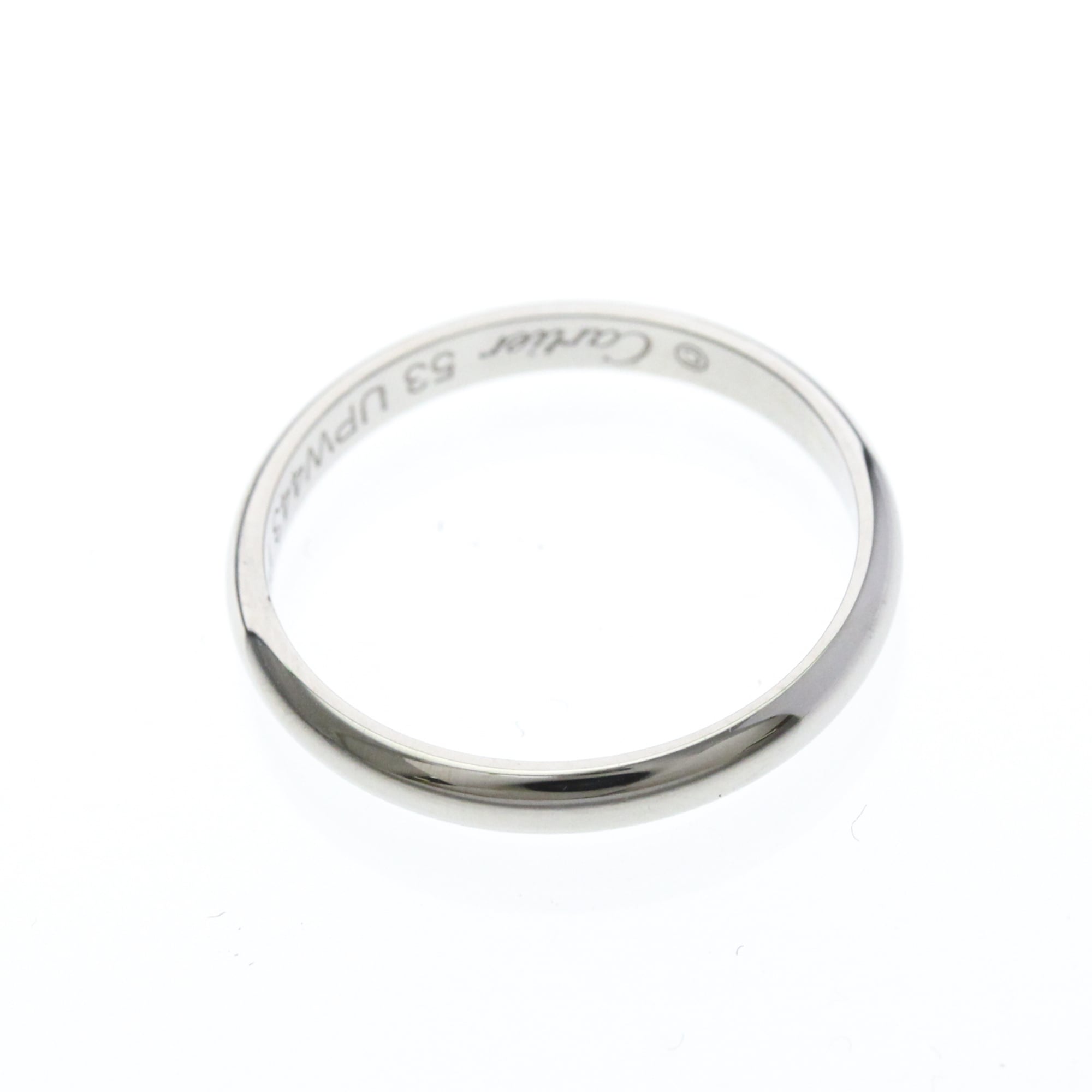 Cartier 1895 · Platinum Wedding Band