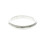 Tiffany Milgrain Band · Platinum