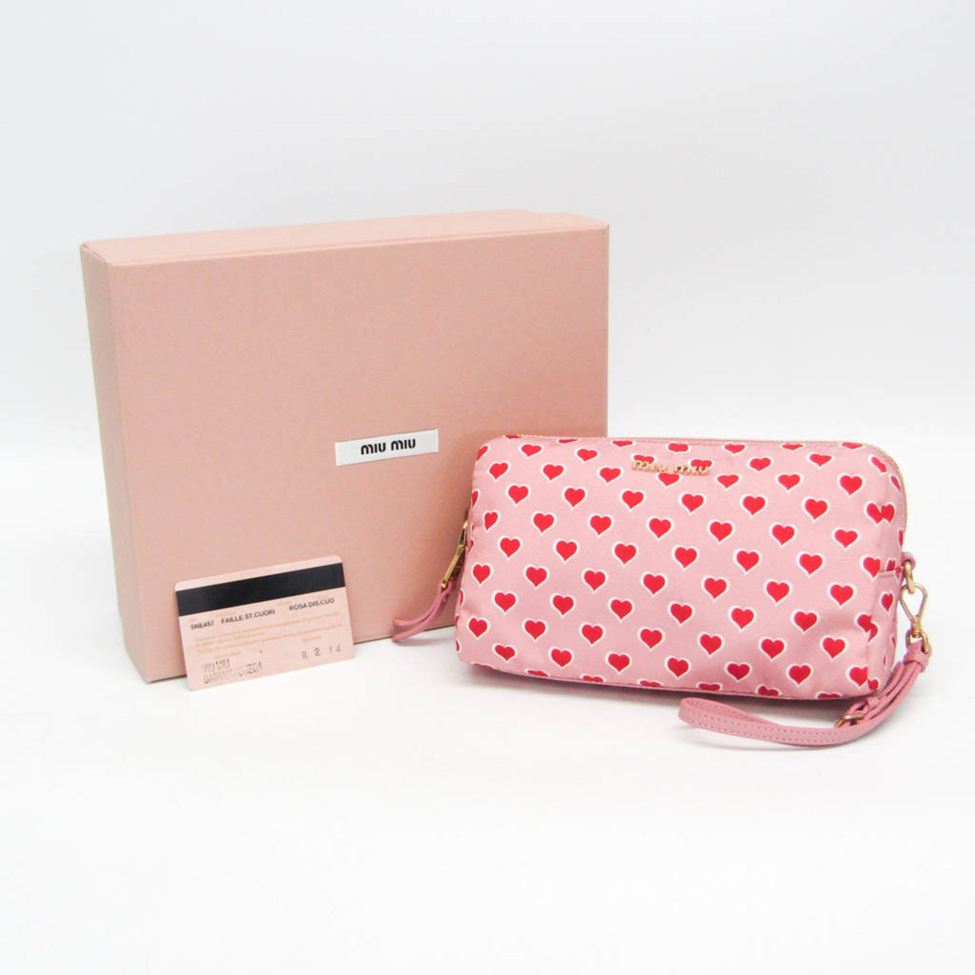 Miu Miu Heart · Nylon Pouch