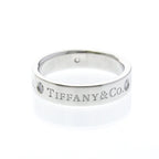 Tiffany Platinum Band · Three Diamonds