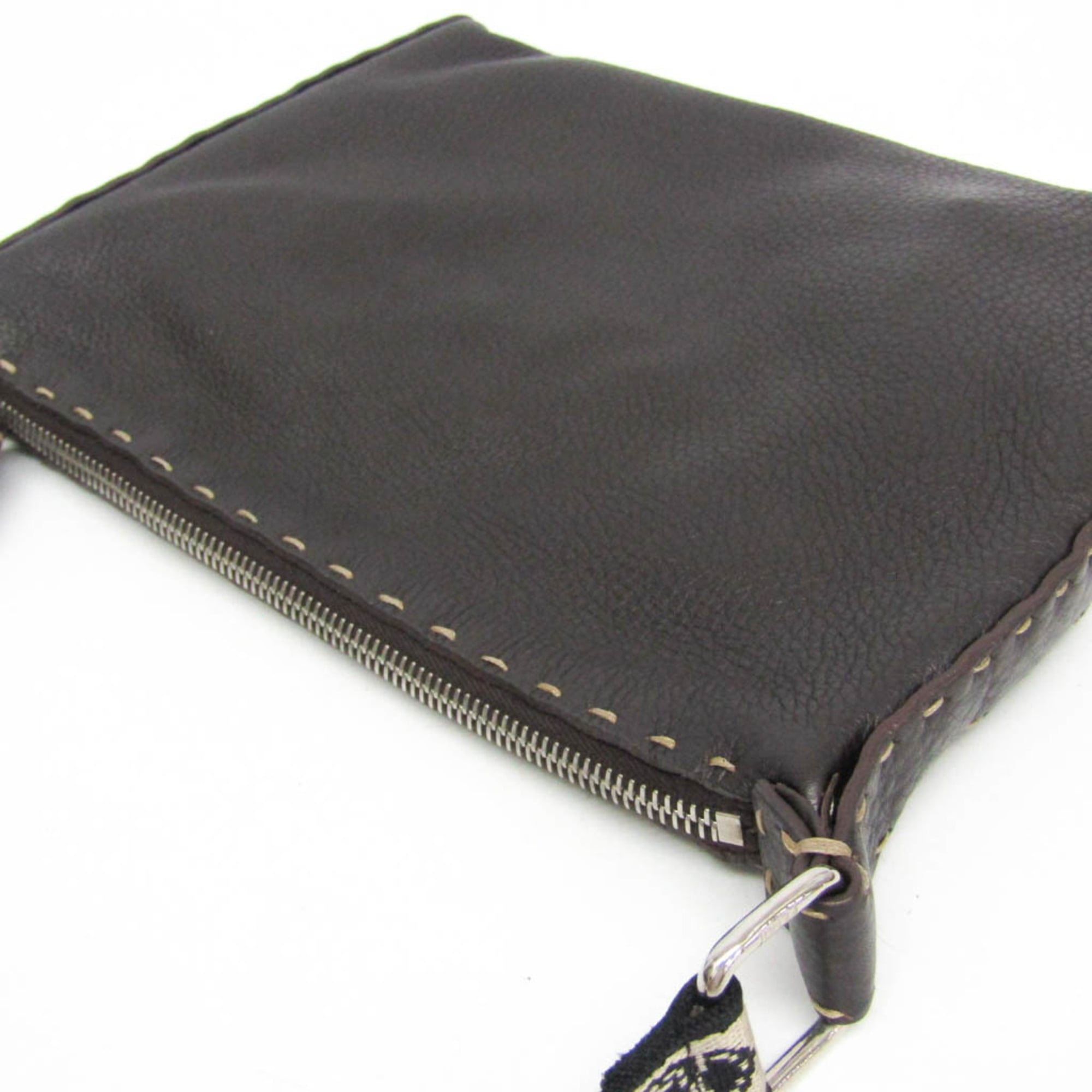 Fendi Selleria · Leather Shoulder Bag