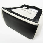 Balenciaga Navy Cabas S · Canvas & Leather