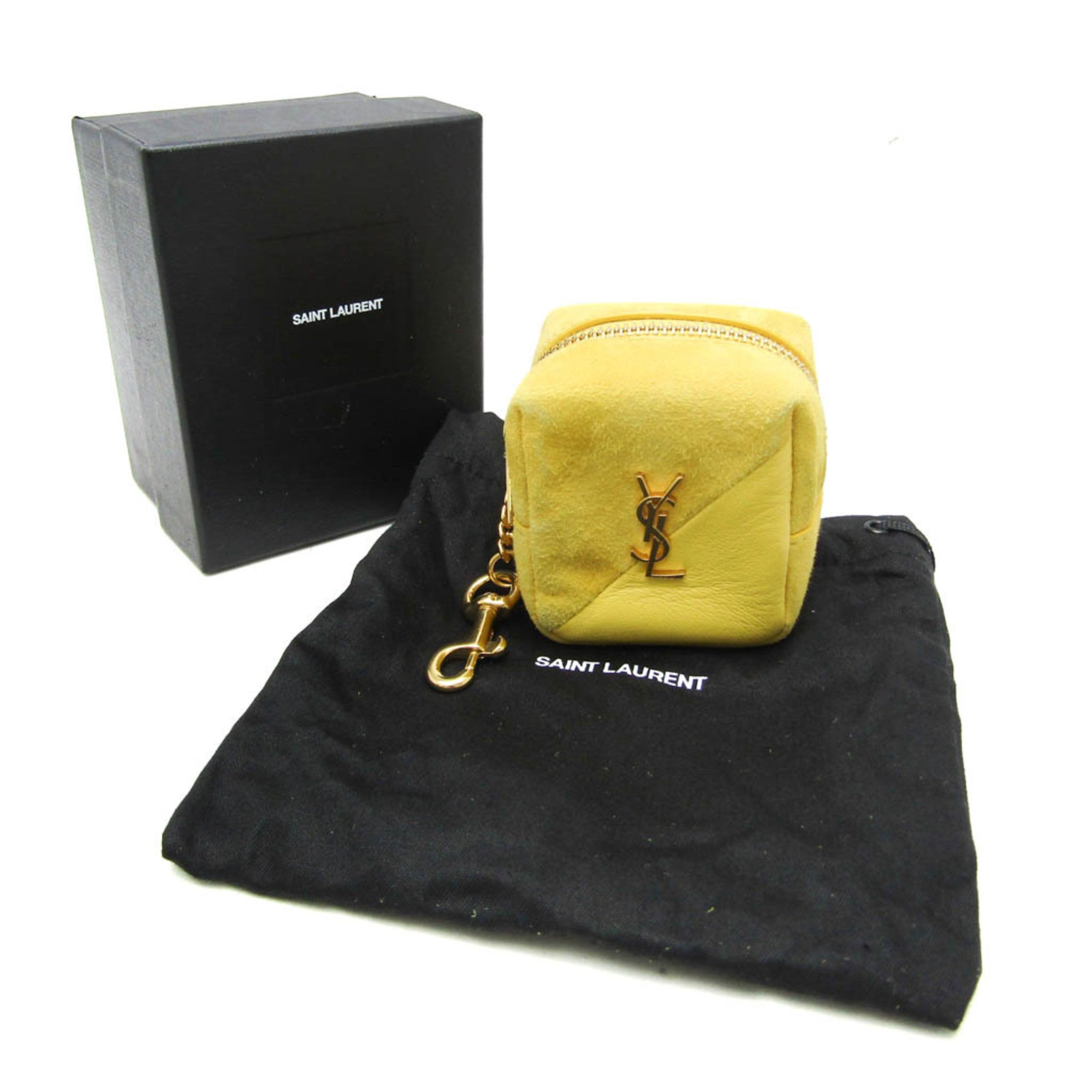 Yves Saint Laurent Cube Charm · Suede
