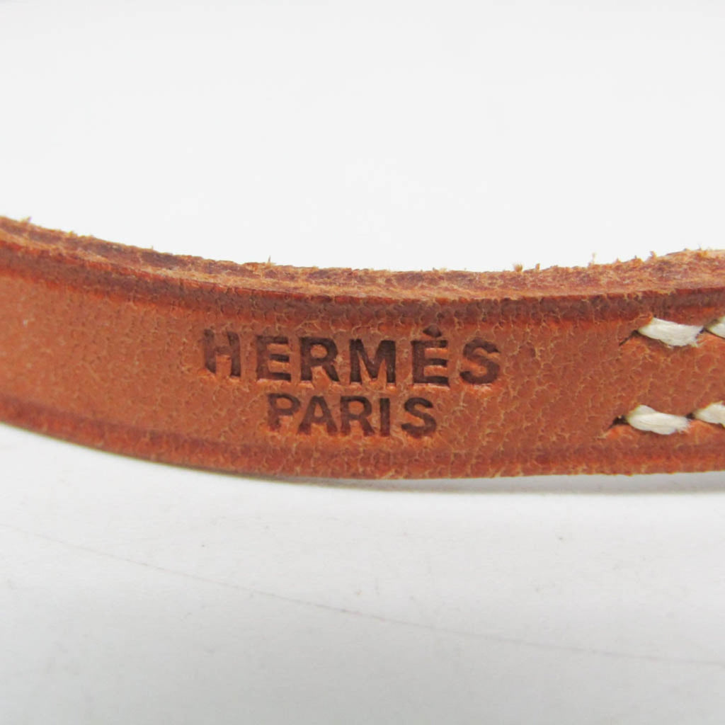 Hermès Api · Leather & Metal Bangle