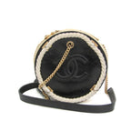 Chanel Coco Mark · Round Chain · Leather