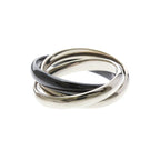 Cartier Trinity · 18K White Gold & Ceramic