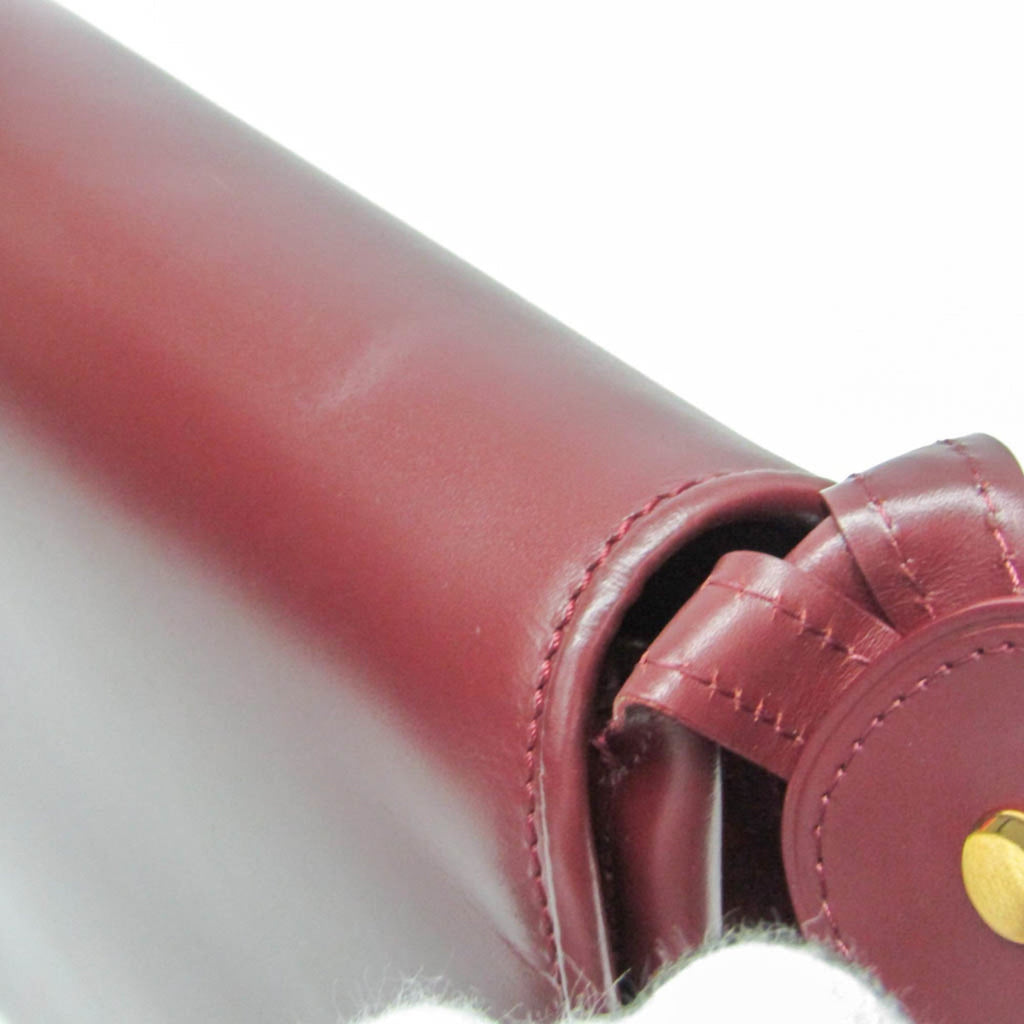 Cartier Must · Leather Shoulder Bag · Bordeaux