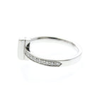 Tiffany T One · Diamond · 18K White Gold · Size 4.5 (EU 51.25)