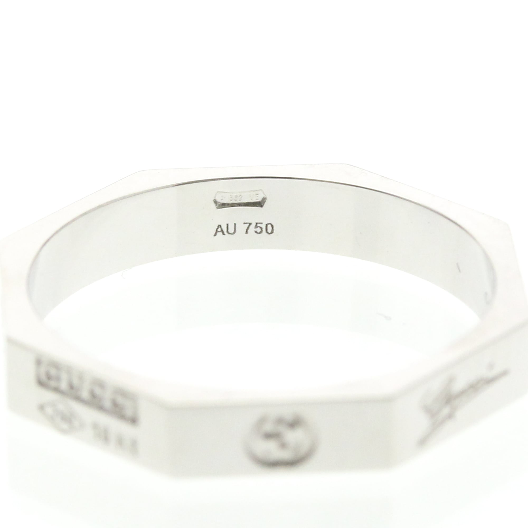 Gucci Octagonal Ring · 18K White Gold