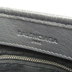 Balenciaga Navy Cabas XS · Leather