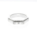 Harry Winston HW Logo · Diamond · 18K White Gold