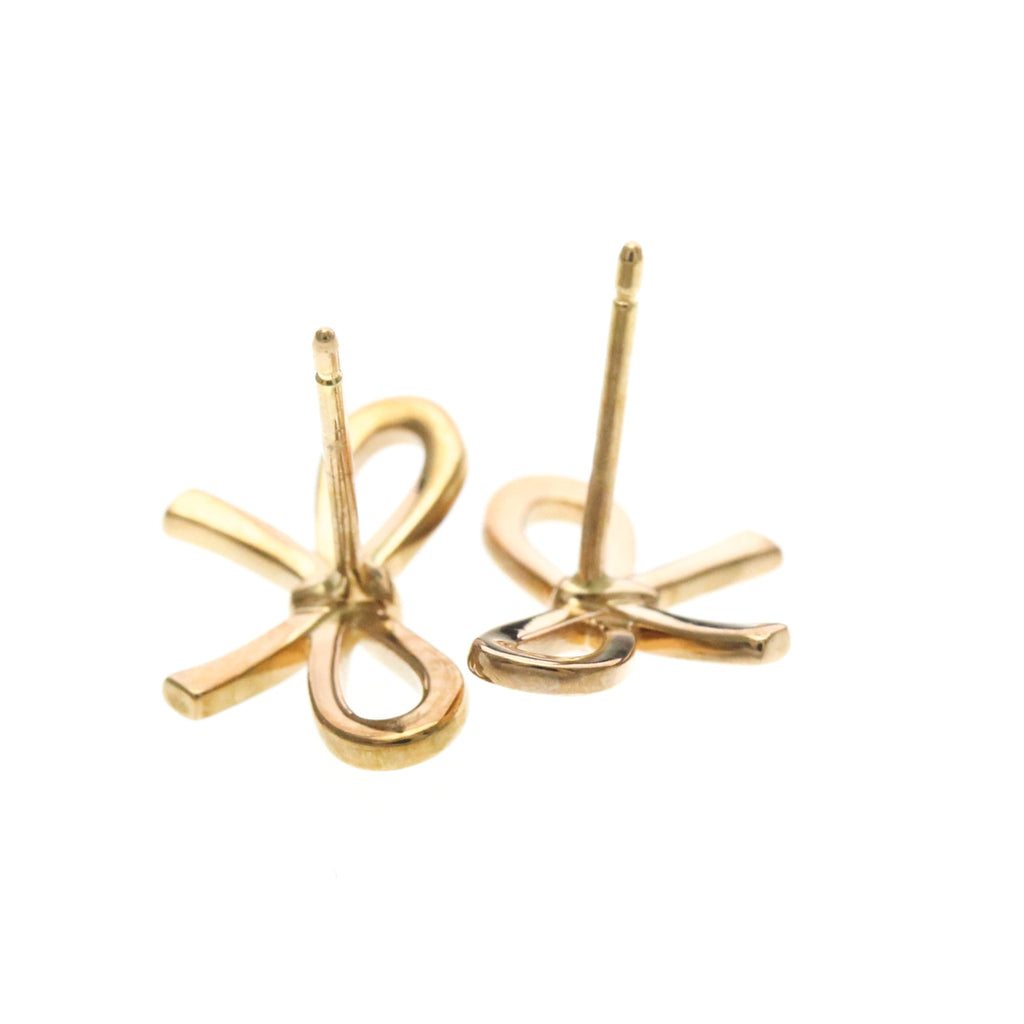 Tiffany Bow · Rose Gold Studs