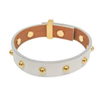 Hermès Mini Dog Clous Carrés · Wrap Bracelet