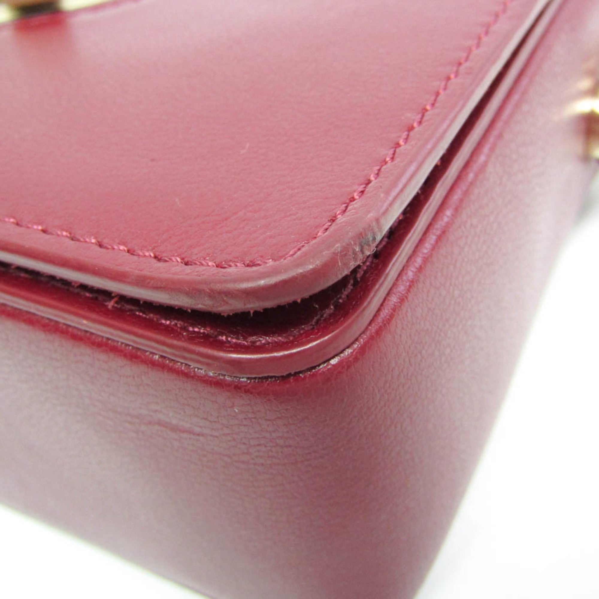 Furla Chain · Leather Shoulder Bag