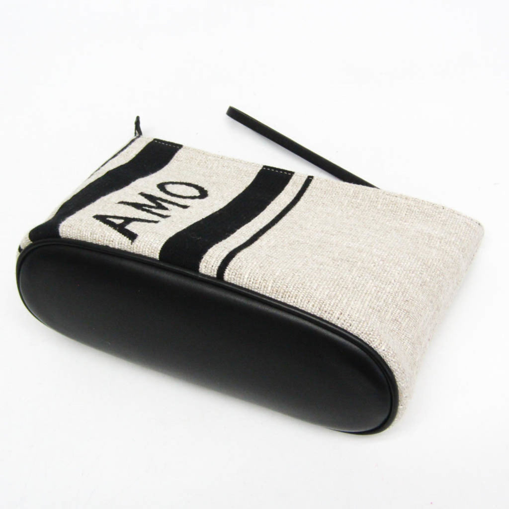 Salvatore Ferragamo Logo Pouch · Leather