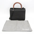 Max Mara Wooden Handle Flap Bag