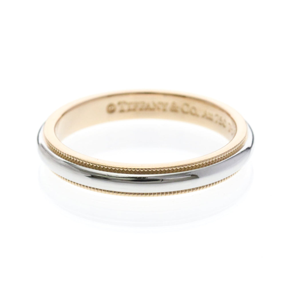 Tiffany Milgrain · Rose Gold & Platinum