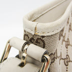 Gucci GG Canvas · Leather Shoulder Bag