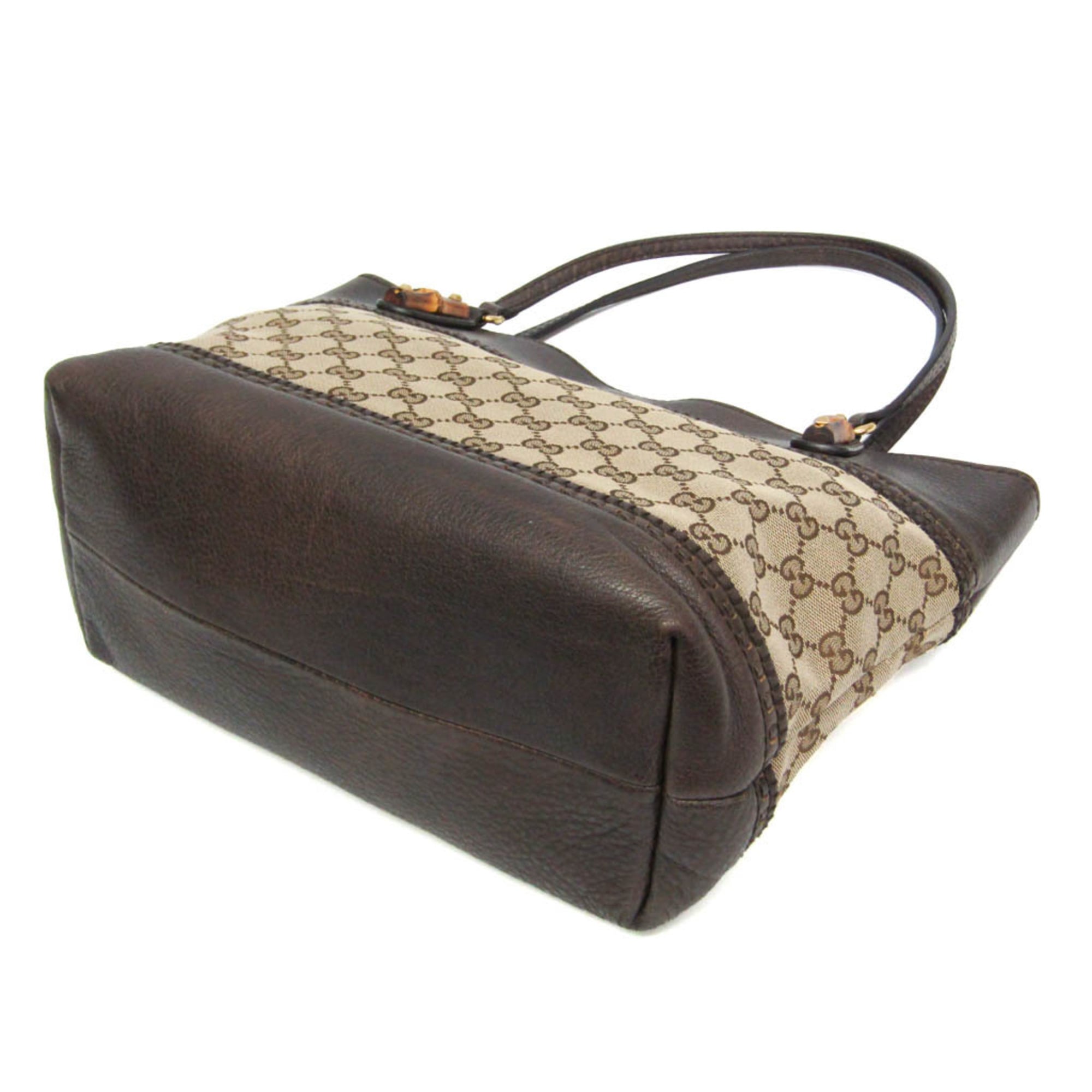 Gucci Bamboo · GG Canvas Tote