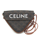 Celine Triomphe Triangle · Coated Canvas