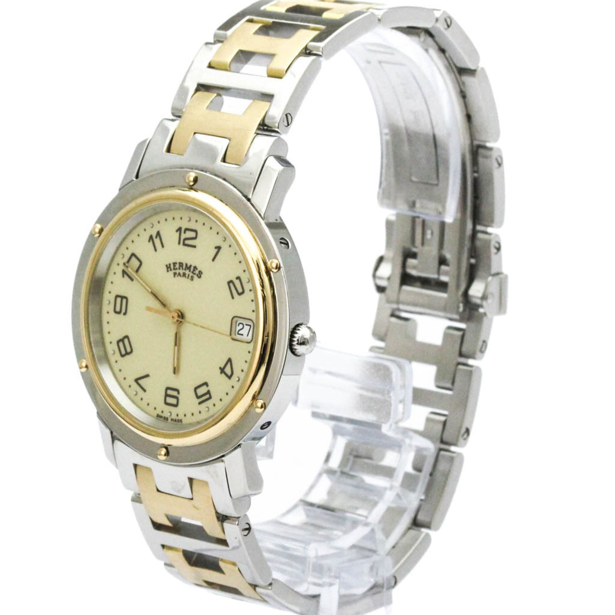 Hermes Clipper · Gold Plated Steel · Quartz