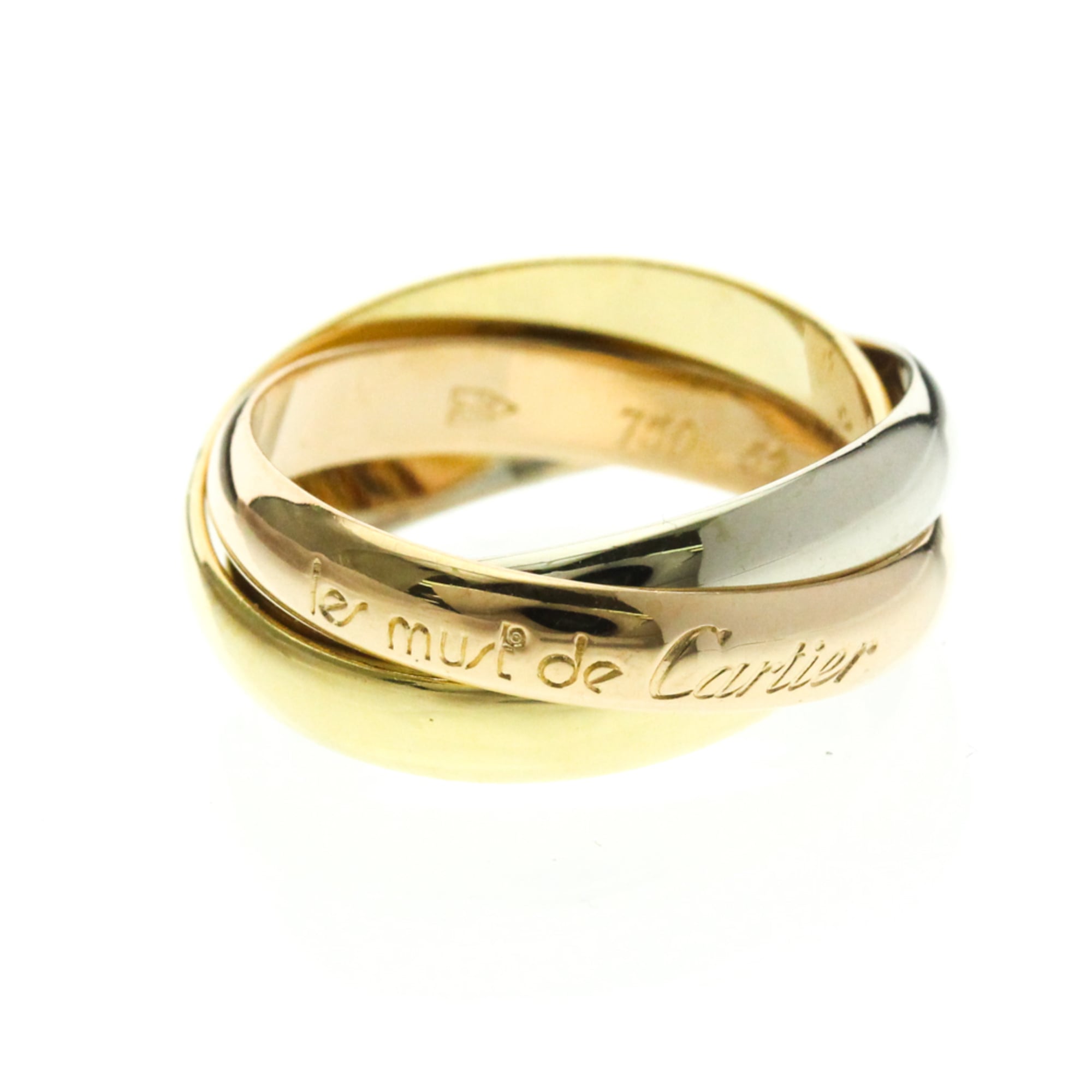 Cartier Trinity · Tri-Gold Band Ring