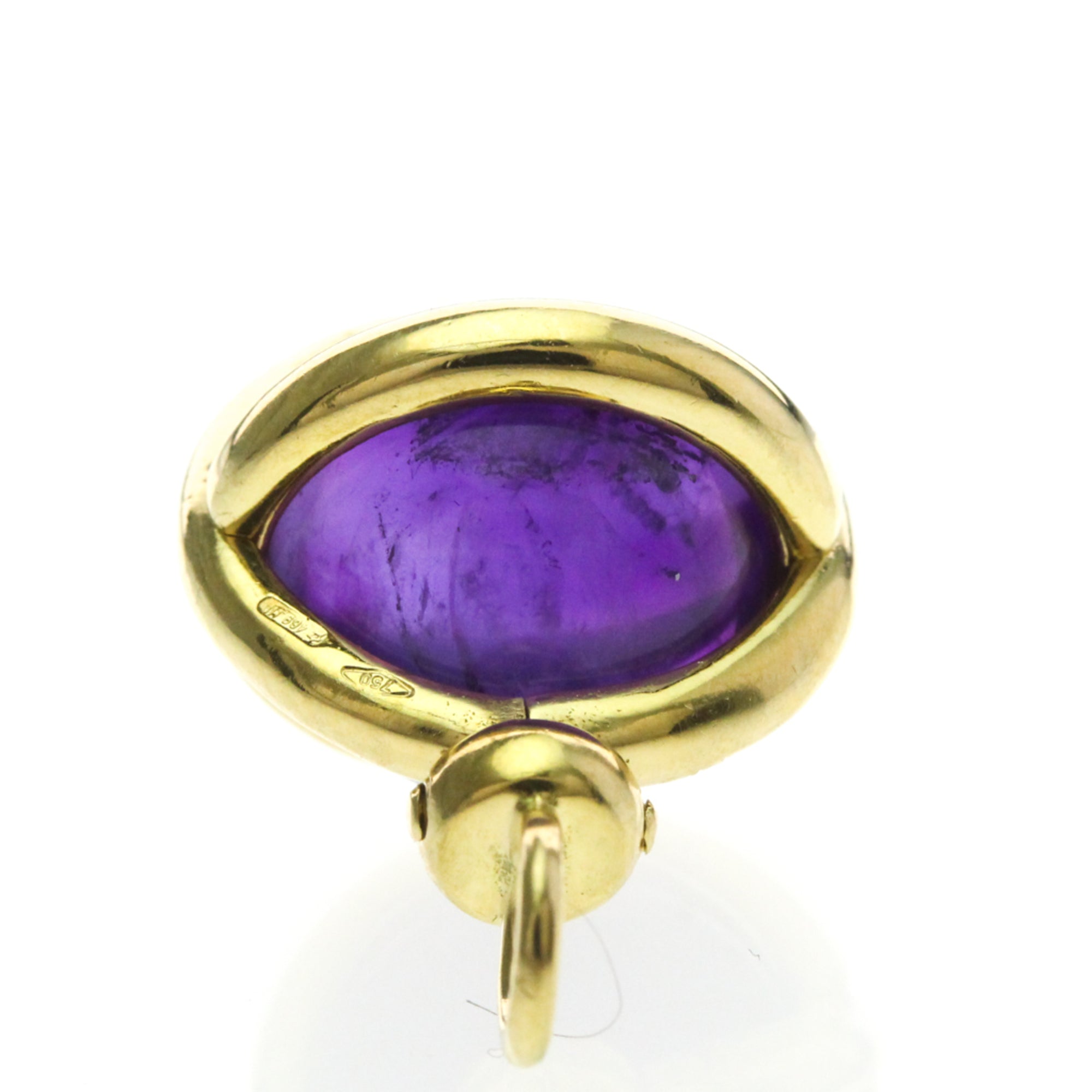 Pomellato Amethyst Charm · 18K Yellow Gold