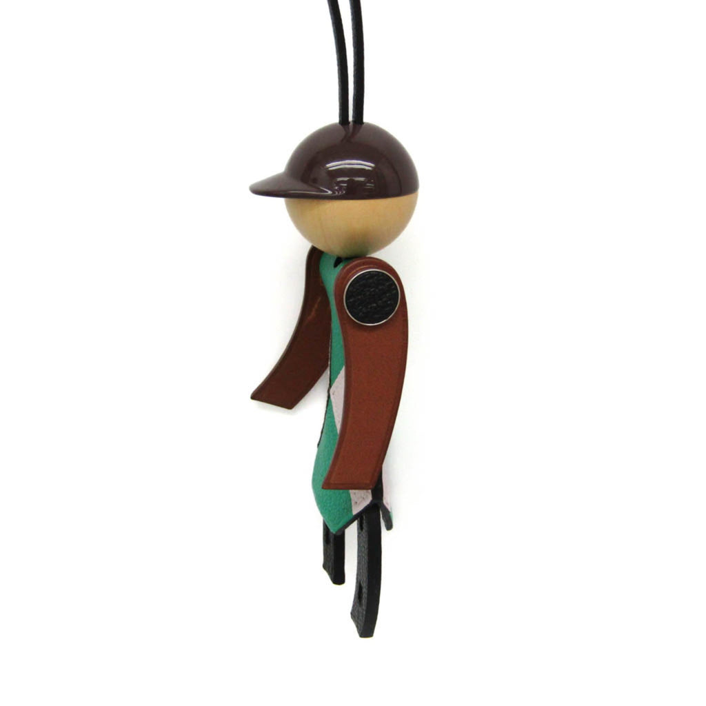 Hermès Jockey Charm · Barenia Leather