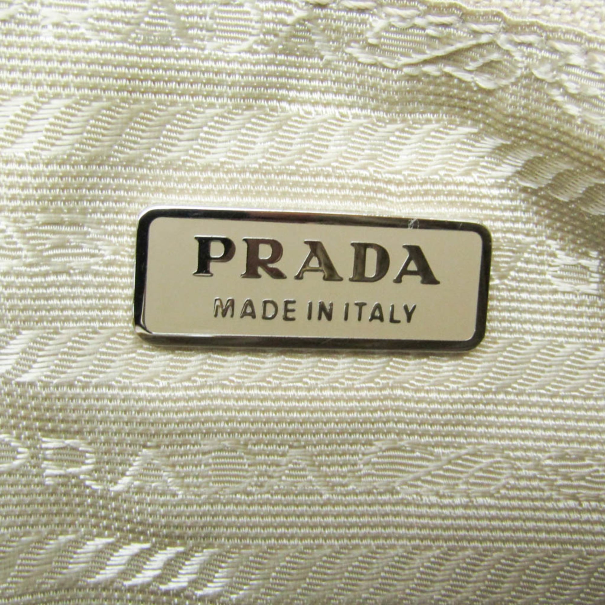 Prada Bow Metal · Leather Handbag