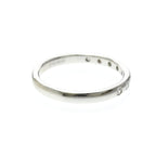Tiffany Stacking Band · Platinum · 8 Diamonds