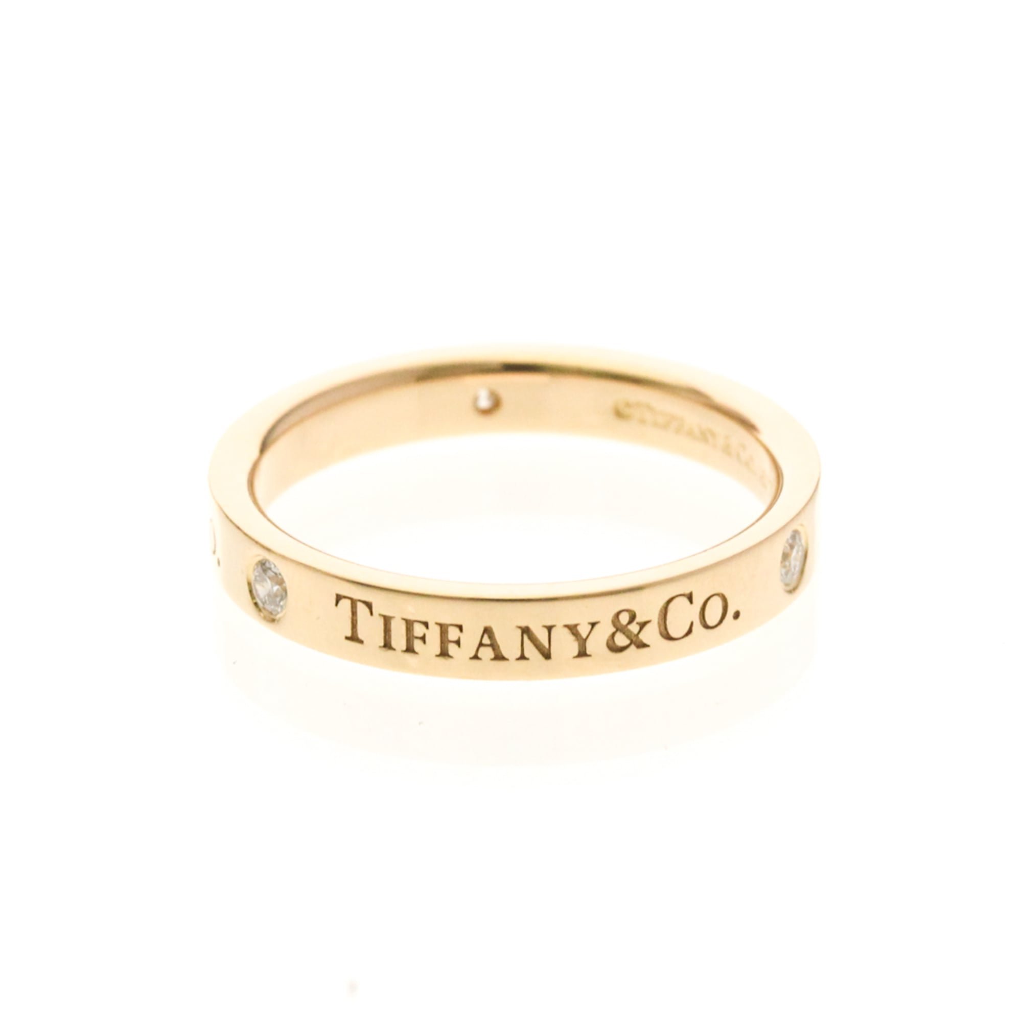 Tiffany Flat Band · Diamond · Rose Gold