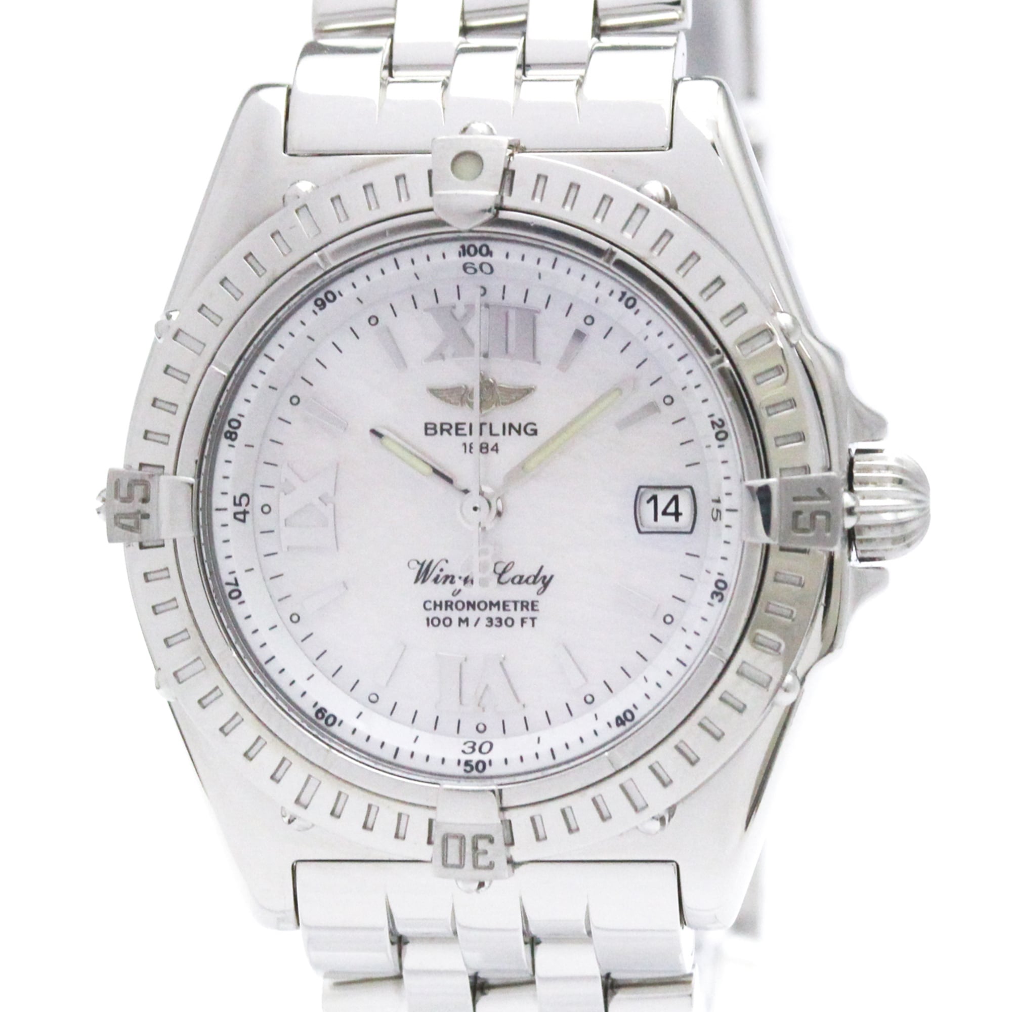 Breitling Wings · Mother-of-Pearl · Steel