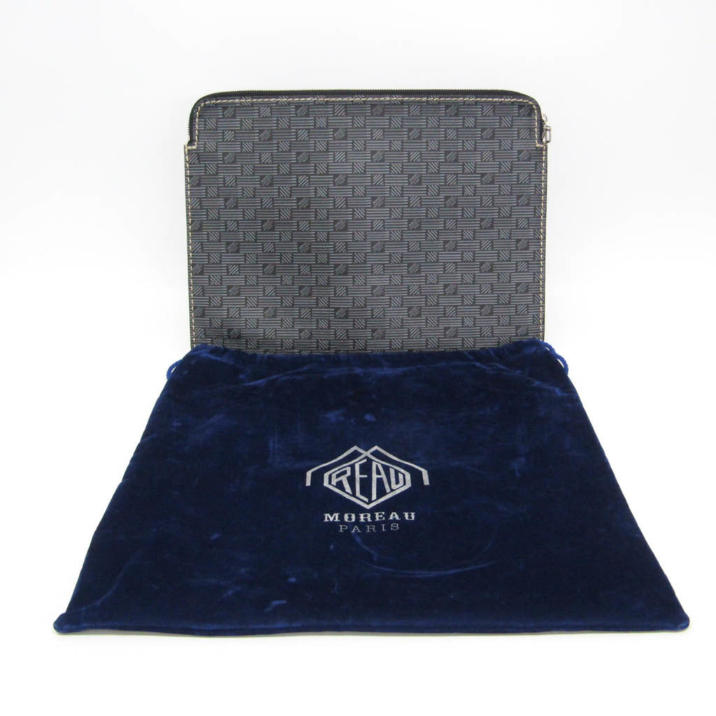 Moreau Leather Clutch · Two-Tone