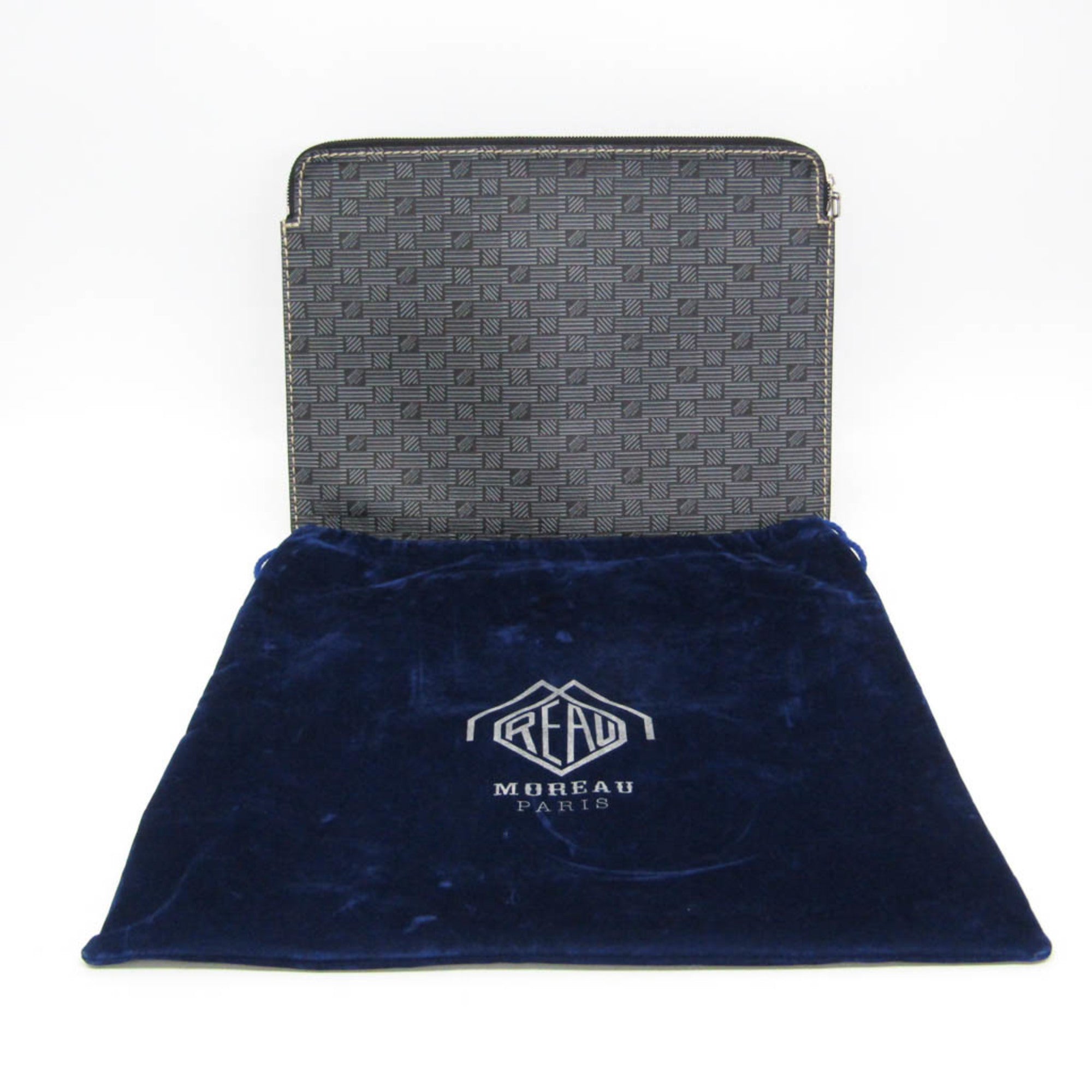 Moreau Leather Clutch · Two-Tone