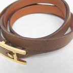 Hermès Hapi · Choker Bangle · Leather