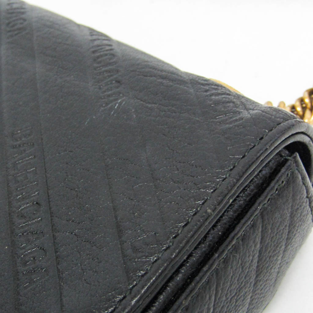 Balenciaga BB Logo Chain · Leather