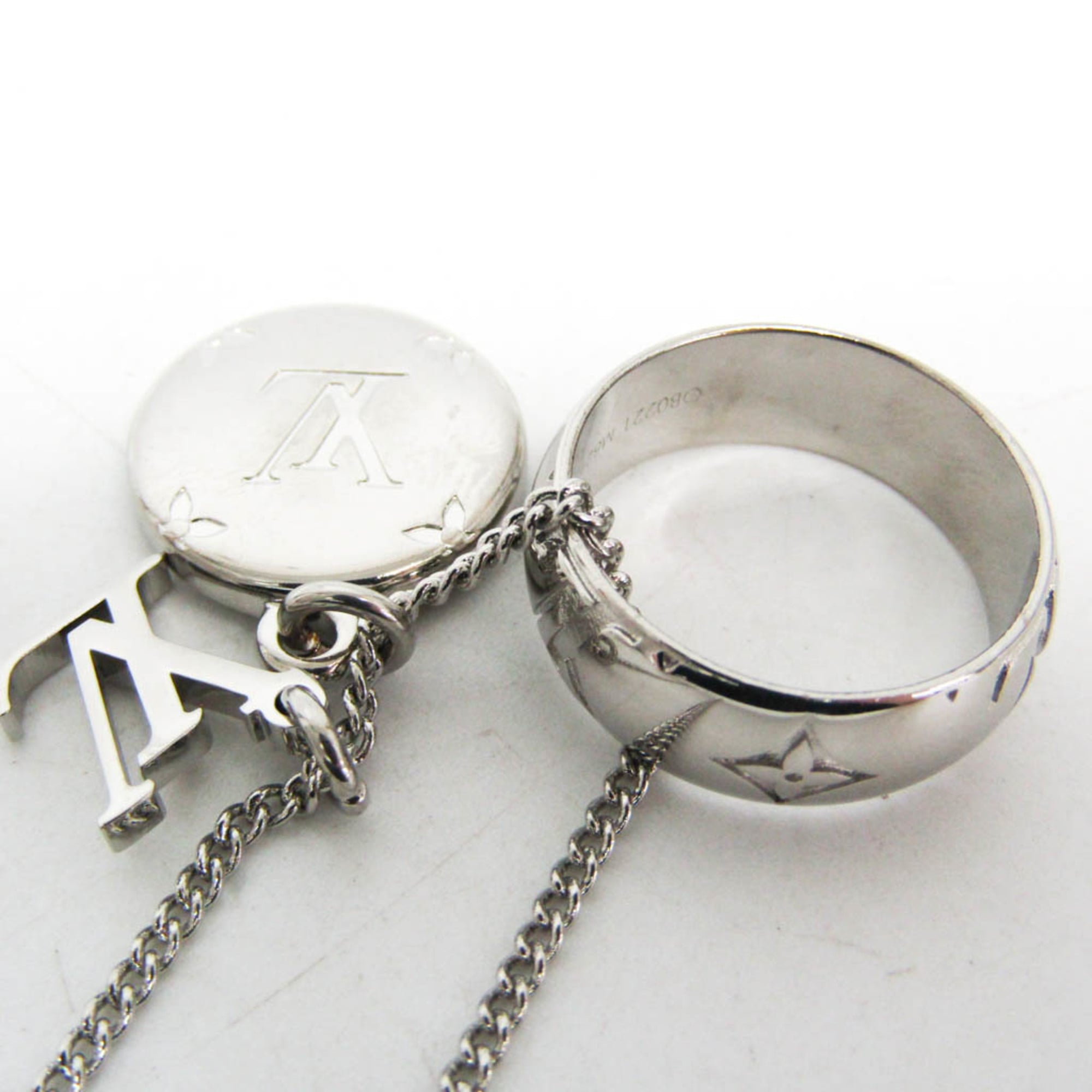 Louis Vuitton Monogram Ring Necklace