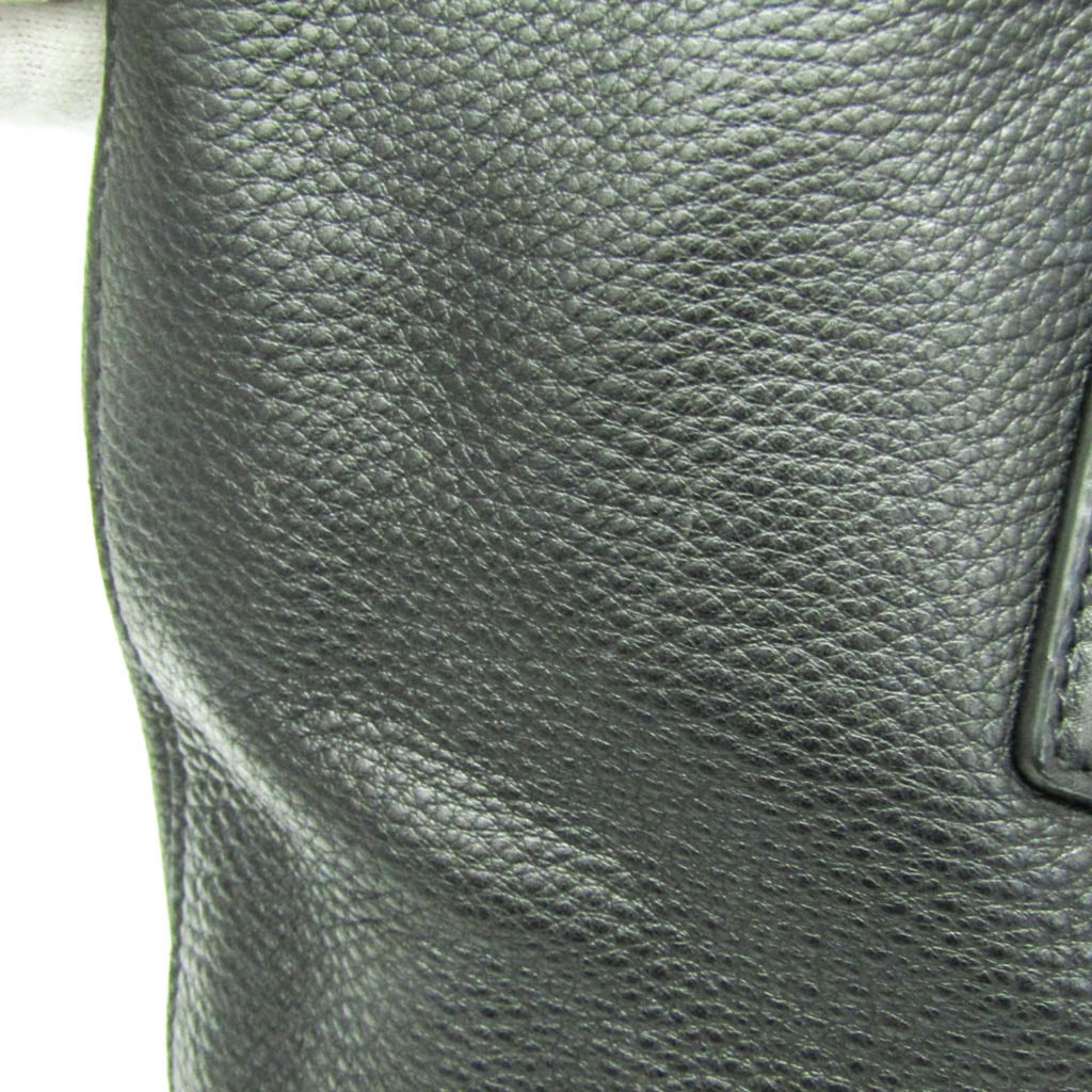 Prada Triangle Logo · Leather Tote