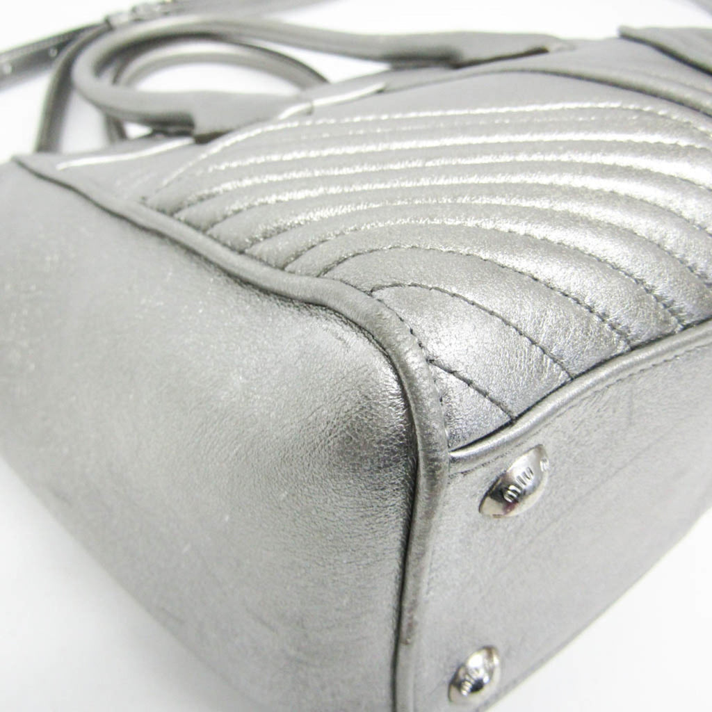 Miu Miu Nappa Biker · Metallic Leather