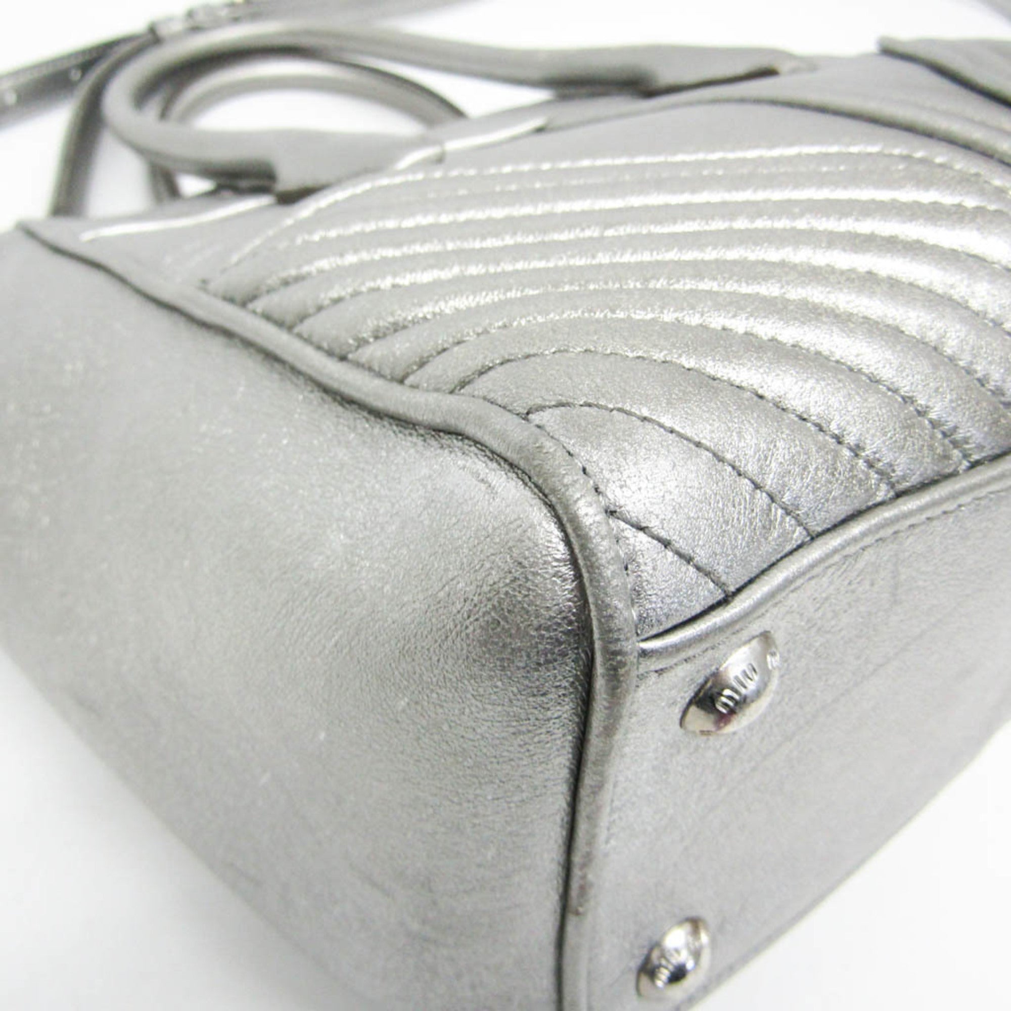 Miu Miu Nappa Biker · Metallic Leather