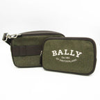 Bally · Canvas & Leather Shoulder Bag