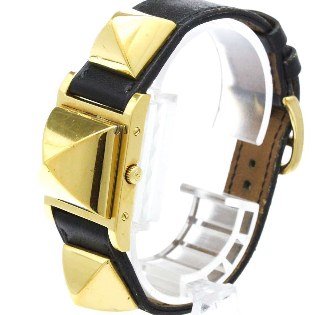 Hermès Medor · Gold Plated · Quartz