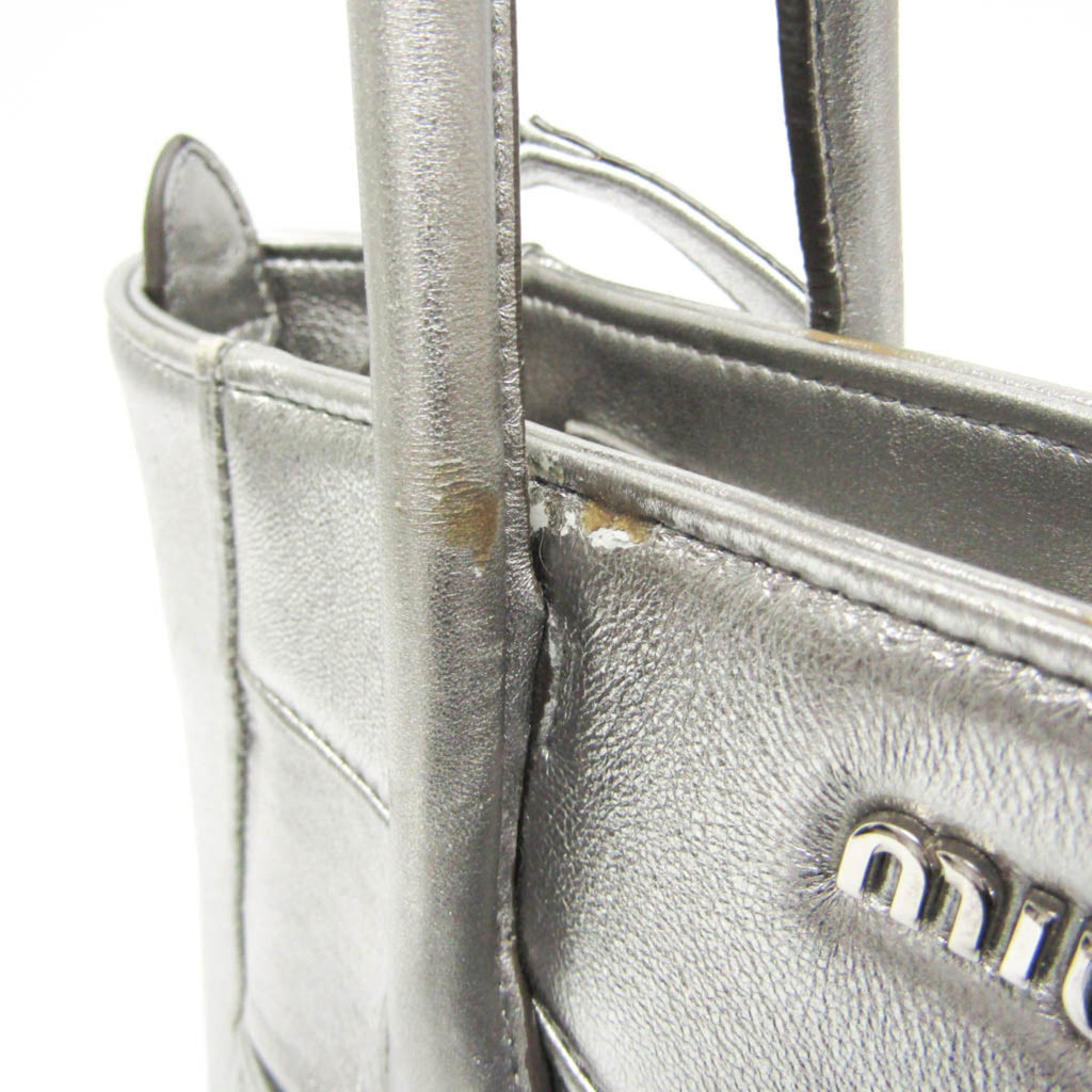Miu Miu Nappa Biker · Metallic Leather