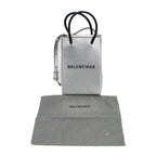 Balenciaga Shopping Phone Holder · Leather