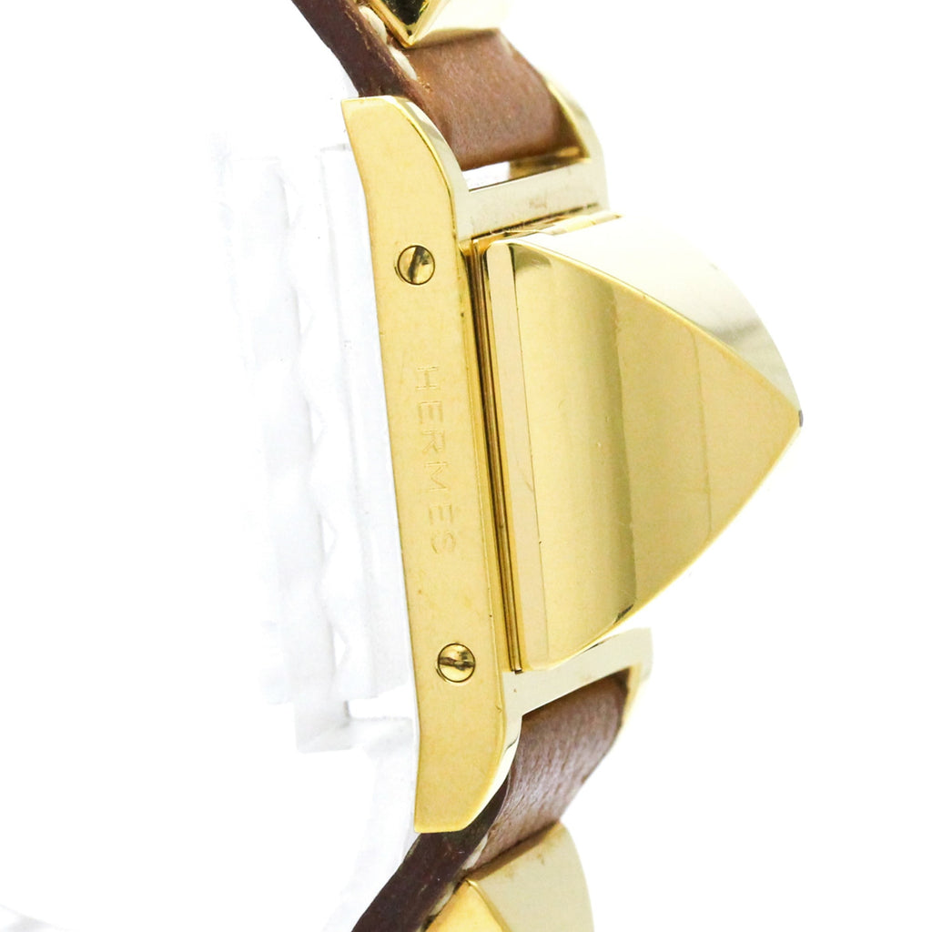 Hermès Medor · Gold Plated · Quartz