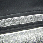 Balenciaga Navy Cabas XS · Metallic Leather