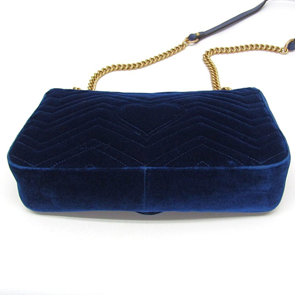 Gucci GG Marmont · Velvet · Chain Shoulder