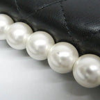 Chanel Matelassé · Lambskin · Pearl Chain