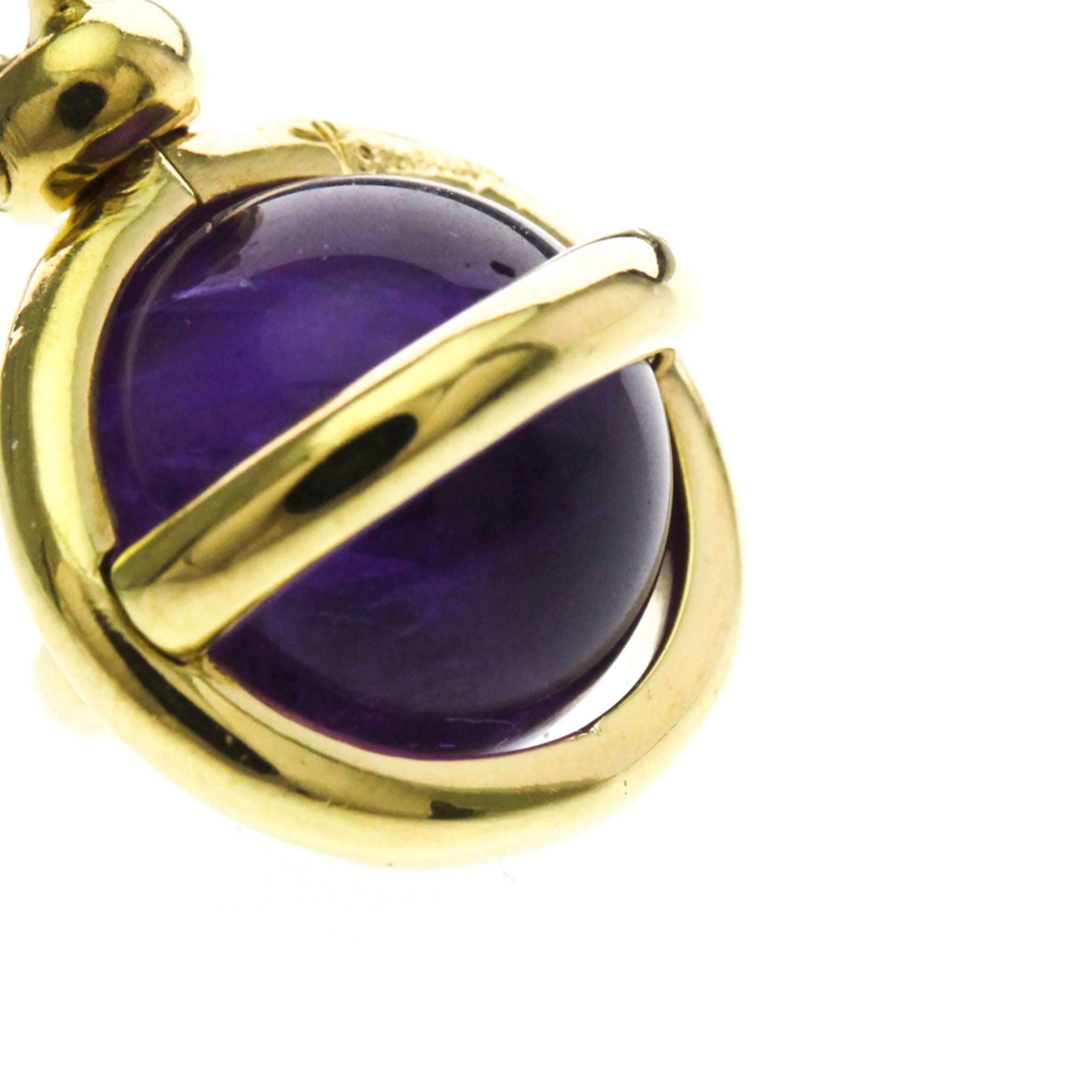 Pomellato Amethyst Charm · 18K Yellow Gold