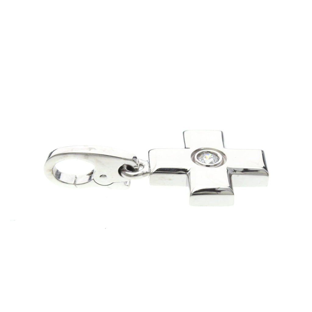 Cartier Cross · 18K White Gold · Diamond